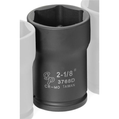 GRE3768D image(0) - Grey Pneumatic SOC 2-1/8 3/4D IMP PINION LCKNT HEX DP BLK
