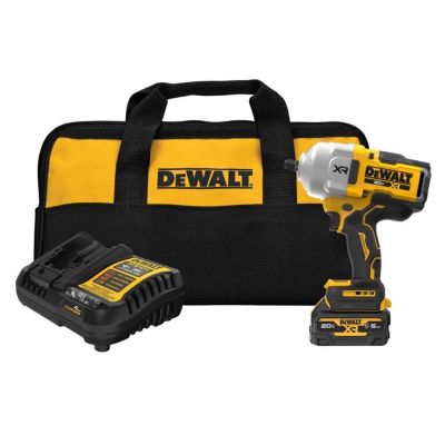 DWTDCF961GP1 image(0) - DeWalt 20V MAX XR Brushless Cordless 1/2 Inch HIgh Torque with Hog Ring Anvil Kit
