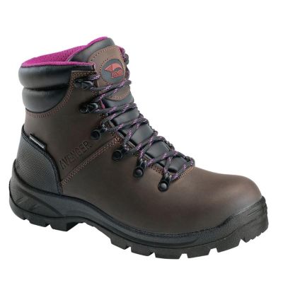 FSIA8675-7.5W image(0) - Avenger Builder Series - Women's Boots - Soft Toe - EH|SR - Brown/Black - Size: 7.5W