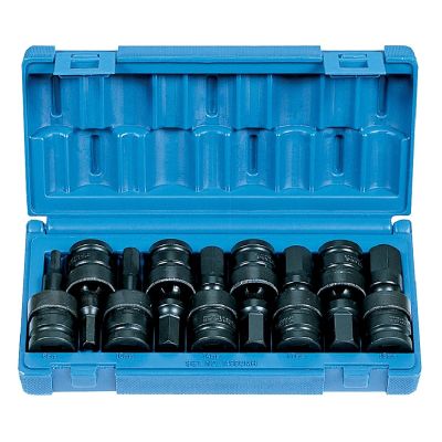 GRE1499UMH image(0) - Grey Pneumatic 1/2"DR 9PC METR UNIV