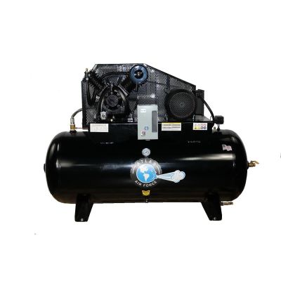 ATEMPAF9-120H image(0) - Atlas Automotive Equipment 7.5HP 120 Gallon Horizontal Air Compressor (WILL CALL)