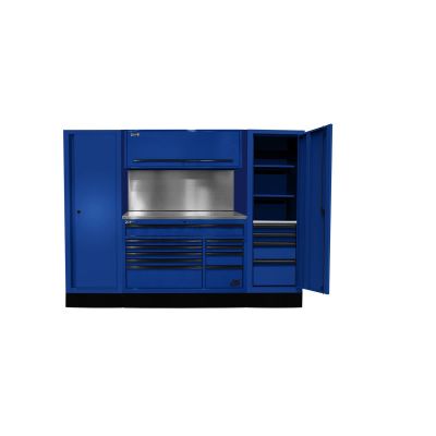 HOMBLCTS10201 image(0) - Homak Manufacturing 102" RS PRO CTS Combo, Solid BS, Blue
