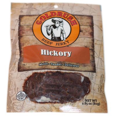 GRJ72136 image(0) - Gold Rush Jerky Hickory 2.85 oz. Beef Jerky - 12 Count (3 lbs.)