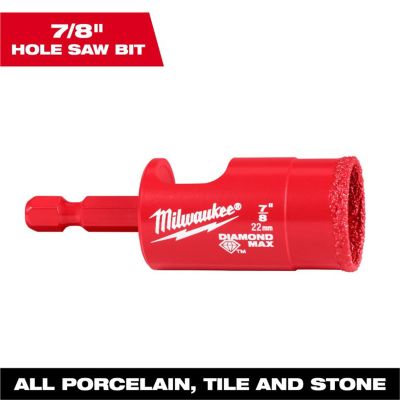 MLW49-56-0516 image(0) - Milwaukee Tool 7/8 Inch Diamond Max Hole Saw Bit