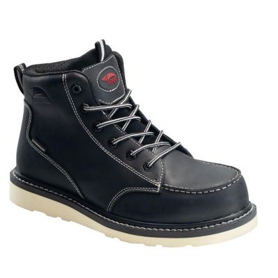 FSIA7508-10.5W image(0) - Avenger Wedge Series - Men's Boots - Carbon Nano-Fiber Toe - IC|EH|SR - Black/Tan - Size: 10.5W