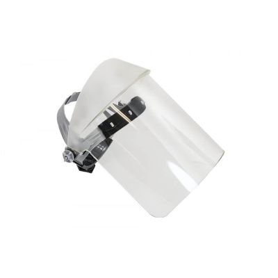 OBR179R image(0) - Oberon Face Shield with Ratcheting Headgear - UV Polycarbonate - Window: Clear Anti-Fog Scratch Resistant