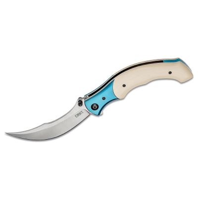CRK7471 image(0) - CRKT (Columbia River Knife) Ritual Assisted Opening EDC Pocket Knife - Ivory