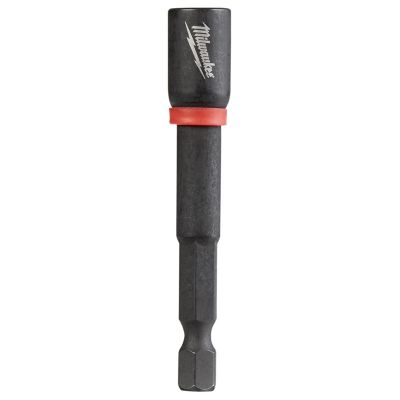MLW49-66-4607 image(0) - Milwaukee Tool SHOCKWAVE Impact Duty 7MM x 2-9/16" Magnetic Nut Driver BULK 10