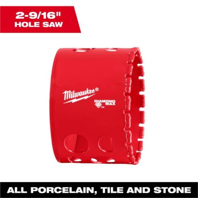 MLW49-56-5661 image(0) - Milwaukee Tool 2-9/16 Inch Diamond Max Hole Saw