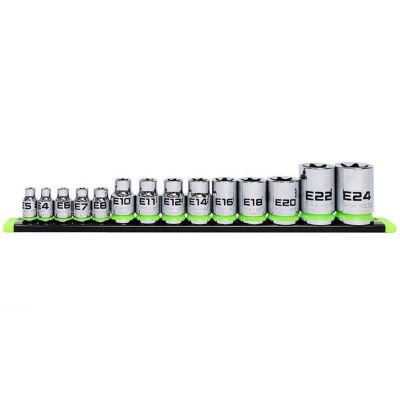 GETES14S image(0) - GripEdge RPT E-Star Socket Set - 14 Piece