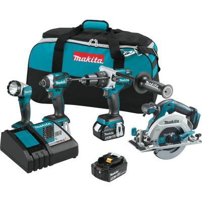 MAKXT449T image(0) - Makita 18V LXT Lithium-Ion Cordless 4 Pc. Combo Kit