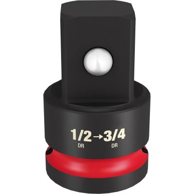 MLW49-66-6726 image(0) - Milwaukee Tool SHOCKWAVE Impact Duty 1/2" Drive 3/4" Drive Adapter