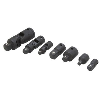 TIT17408 image(0) - TITAN 7-PC CHROME ADAPTOR AND U-JOINT SET