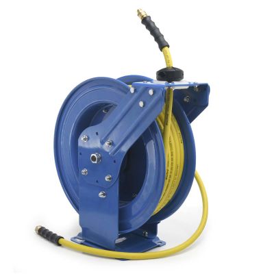 BLBOSRDA1250 image(0) - BluBird Air Hose Reel OS HD Dual-Arm Retractable 1/2"x 50'