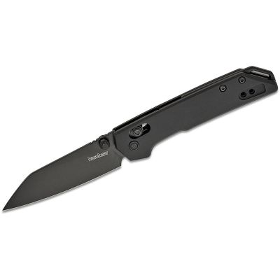 KER2051RBLK image(0) - Kershaw MIni Iridium Reverse Tanto Manual DuraLock Reverse Tanto Blade EDC Folding Pocket Knife - Black