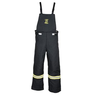 OBRTCG25-BIB-SS image(0) - Oberon Bib Overalls - Arc Flash - 25 Cal TCG™ - Color: Black - Size: Small Short
