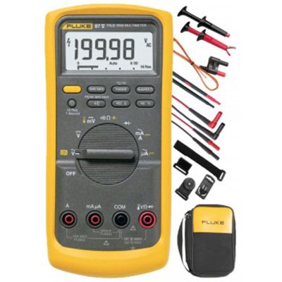 FLU87-5-E2KIT image(0) - Fluke INDUSTRIAL TRUE-RMS MULTIMETER COMBO KIT