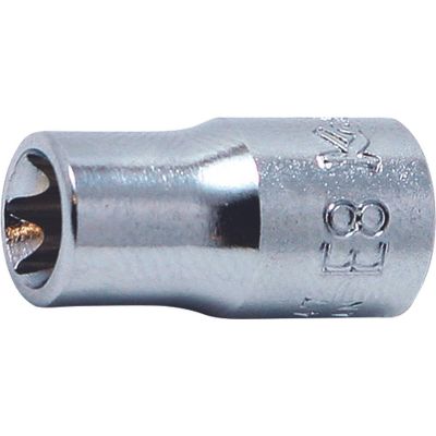KKN2425-E6 image(0) - Ko-ken USA 1/4 Sq. Dr. TORX® E6 Socket - Length 22mm