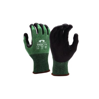 PYRGL606DPCS image(0) - Pyramex Pyramex Safety-SandyNitrile 13g HPPE HiVis Org A6 Cut-M , Sold 12/PKG