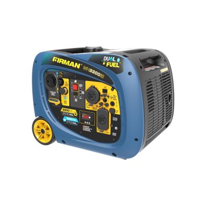 FRGWH03042 image(0) - Firman Dual Fuel Inverter 3200/2900W Electric Start Gasoline or Propane Powered Parallel Ready Portable Generator