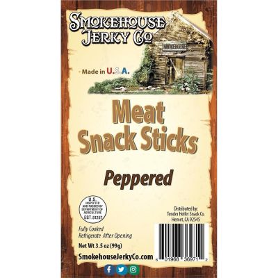 THS601968369712 image(0) - Tender Heifer Snack Co. Peppered Flavored Meat Snack Sticks