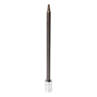 MAY16614 image(0) - Mayhew Mayhew T15 Torx® Long Insert Socket Bit, 1/4-Inch Drive