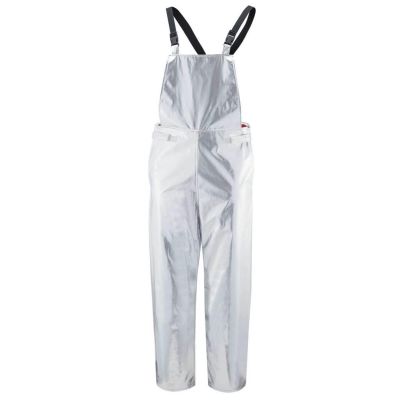 OBRHR-PB-BIB-M image(0) - Oberon Bib Overalls - Heat Reflective Aluminized PBI Kevlar - Size: Medium