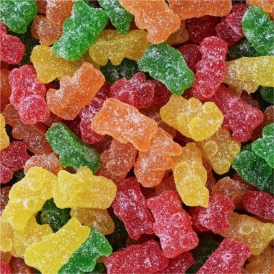 THS619793-190586 image(0) - Tender Heifer Snack Co. Gummy Sour Bears Candy - 10 oz