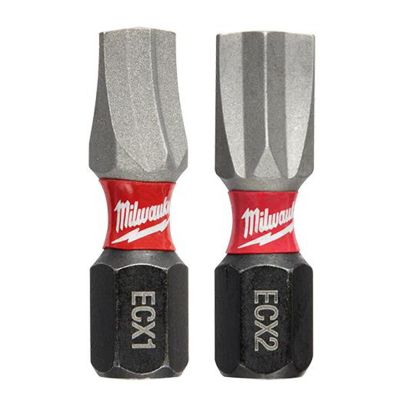 MLW48-32-4440 image(1) - Milwaukee Tool SHOCKWAVE 1" 2PC Impact ECXCombo Kit