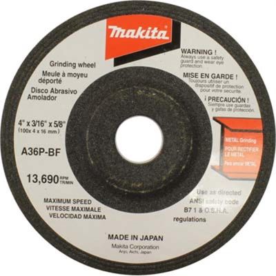 MAK741405-2-1 image(0) - Makita 4"x5/8"x3/16" Grind Wheel 36gt