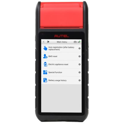 AULBT608 image(0) - Autel MaxiBAS BT608 Battery Tester : Touchscreen Battery and Electrical System Diagnostics Tool