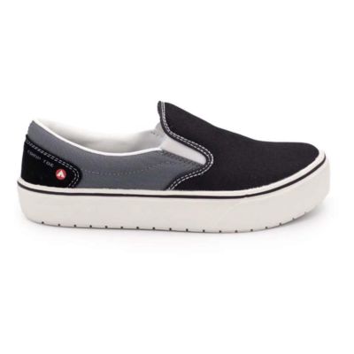 FSIAW7003-11.5EE image(0) - Airwalk AIRWALK - VENICE - Men's Canvas Slip On - CT|EH|SF|SR - Black / Castle Rock - Size: 11.5 - 2E - (Extra Wide)