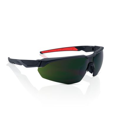 JCK45004 image(0) - Jackson Safety Safety Glasses - HyperGuard H-Series - Shade 5.0 IR Lens - Black Half Frame - STA-CLEAR Anti-Fog