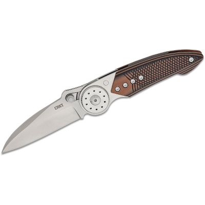 CRK4200 image(0) - CRKT (Columbia River Knife) Walker Blade Lock Folding EDC Pocket Knife- Brown/Black