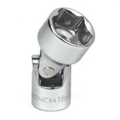KDT80260 image(0) - GearWrench 1/4 Inch Drive 6 Point Metric Flex Socket 14mm