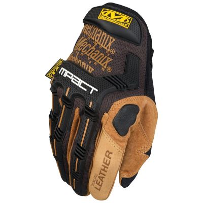 MECLMP-75-008 image(0) - Mechanix Wear Mechanix Wear M-Pact Leather Small 8 Tan/Black