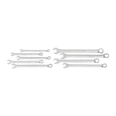 KDT81932 image(0) - GearWrench 9 Piece 12 Point Long Pattern Combination Metric Wrench Set with Tool Roll
