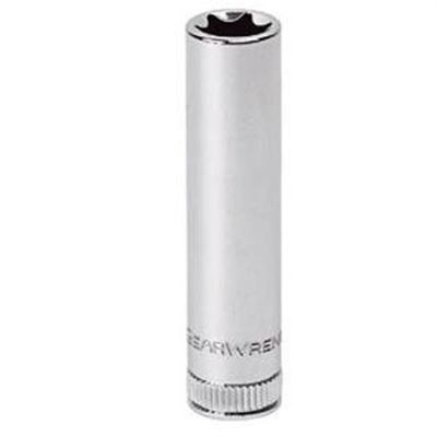 KDT80191 image(0) - GearWrench 1/4 Inch Drive Deep External Torx Socket E4