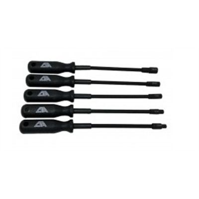 CTA8608 image(0) - CTA Manufacturing 5-Piece Metric Flex Shaft Nut Driver Set