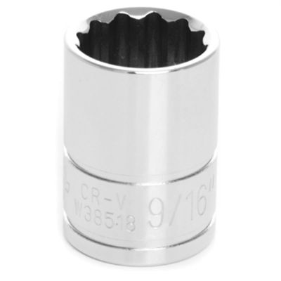 WLMW38518 image(0) - Wilmar Corp. / Performance Tool 3/8" Dr 12pt Stndrd Sckt 9/16"