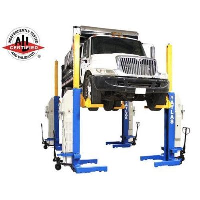 ATEML-4034BC image(0) - Atlas Equipment Atlas Equipment ALI Certified Battery Powered Mobile Column Lift System 74,000 Lb. Capacity