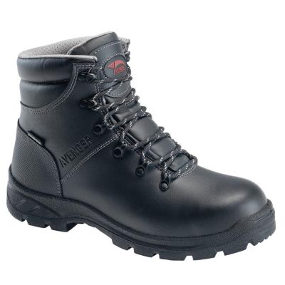 FSIA8224-8M image(0) - Avenger Builder Series - Men's Boots - Steel Toe - IC|EH|SR - Black/Black - Size: 8M
