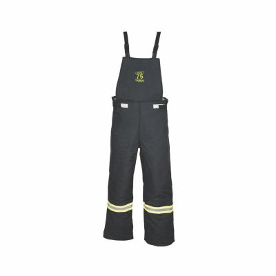 OBRTCG75-BIB-T4XL image(0) - Oberon Bib Overalls - Arc Flash - 75 Cal TCG™ - Color: Black - Size: 4XL Tall