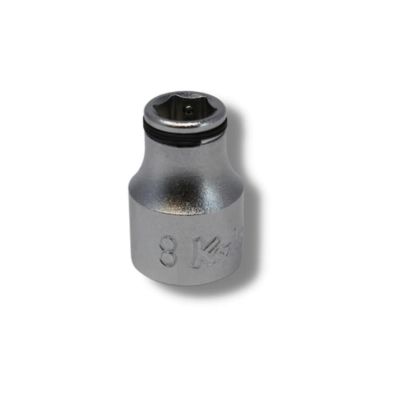 KKN3450M-8 image(0) - Ko-ken USA 3/8 Sq. Dr. Socket 8mm Nut Grip Length 26mm