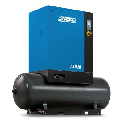 ABAAS5501TM image(0) - ABAC 5 HP 71 Gallon Tank Mount 150 PSI Screw Compressor, 17.4 CFM 230 Volt, Single Phase, 60 Hz, 63 dBA
