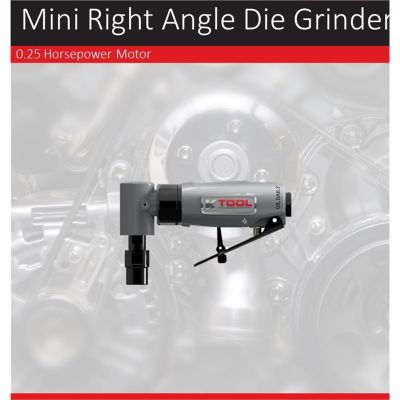 KTI87127 image(0) - K Tool International Air Die Grinder 1/4 in. Right Angle 1/4 in. Collet