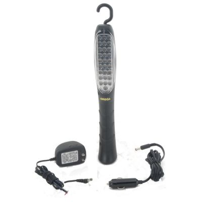 OME94228 image(0) - Omega CORDLESS RECHARGEABLE 28 LED WORK LIGHT W/120V AC