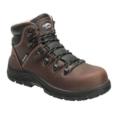 FSIA7126-5.5W image(0) - Avenger Framer Series - Women's High Top Work Boots - Composite Toe - IC|EH|SR|PR - Brown/Black - Size: 5.5W