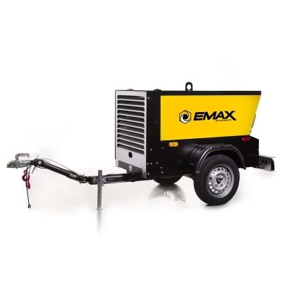 EMXEDS115TR image(0) - Emax Compressor Trailer mounted Kubota Diesel Driven 115 CFM Rotary Screw