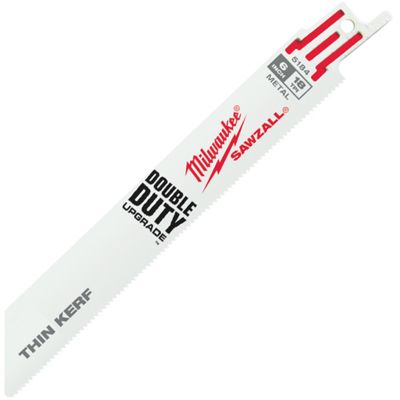 MLW48-01-7184 image(0) - Milwaukee Tool 6" 18 TPI SAWZALL Blades (Bulk - 100 Pk)